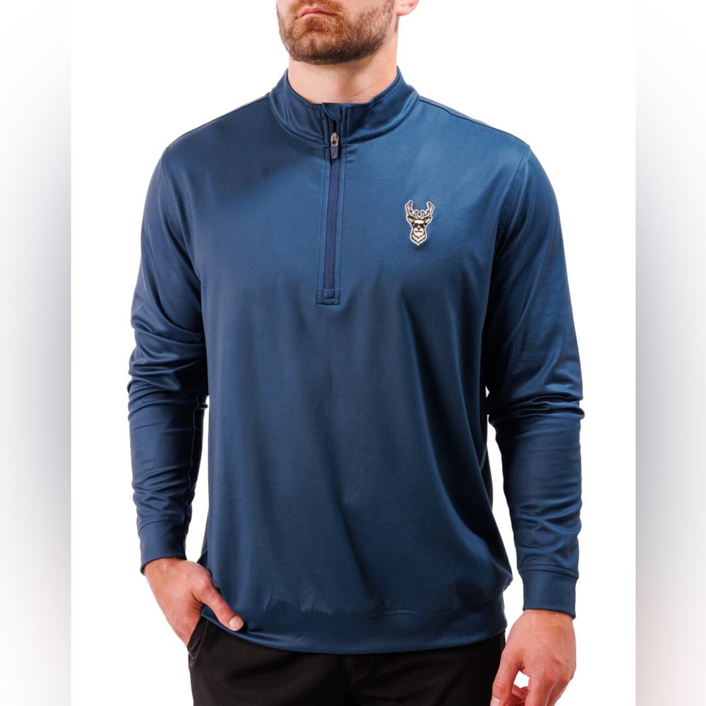 NWT golf brand Waggle Kentucky Buck Men's Quarter Zip